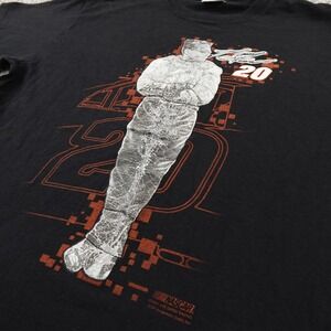 VTG Tony Stewart Shirt Mens L Black Chase Authentics NASCAR Racing 20 Car Y2K